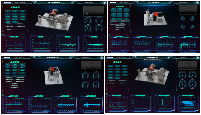 DYDI-JX1.0可重構曲柄滑塊、導桿、搖桿、凸輪綜合運動測試實驗系統